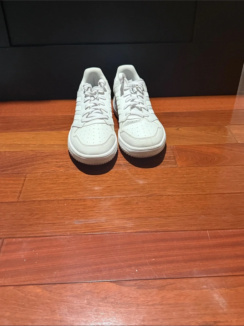 White adidas size 10